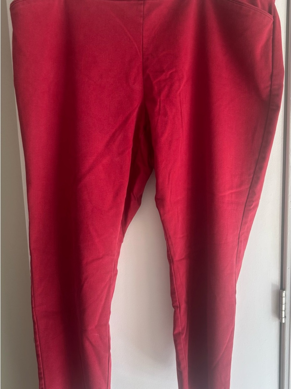 croft & barrow Red Straight-Leg Pants